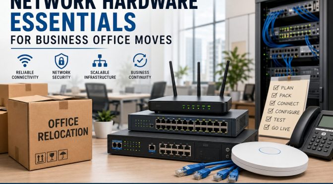 Network Hardware Essentials for Business Office Moves